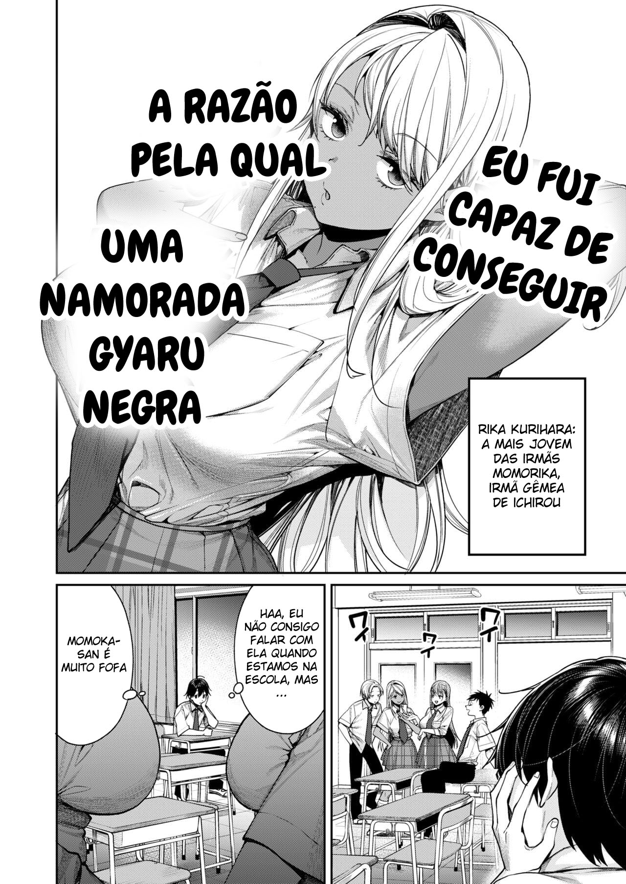 A Razão Pela Qual eu Fui Capaz de Conseguir uma Namorada Gyaru Negra - Foto 3