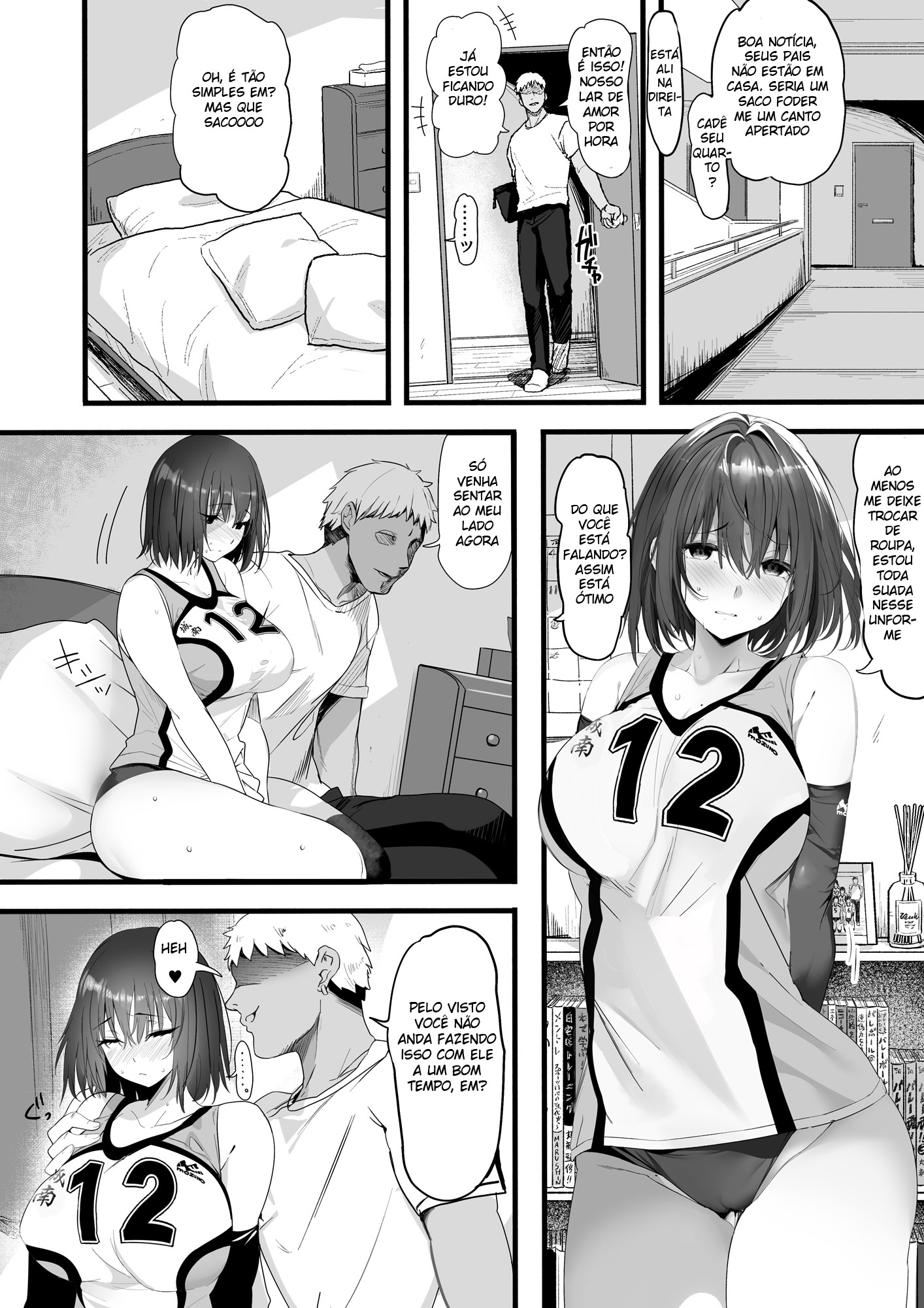 Koushinchou Volley-bu no Seisokei Kanojo ga Senpai no Mono ni Natte Shimau Ichibushijuu - Foto 14