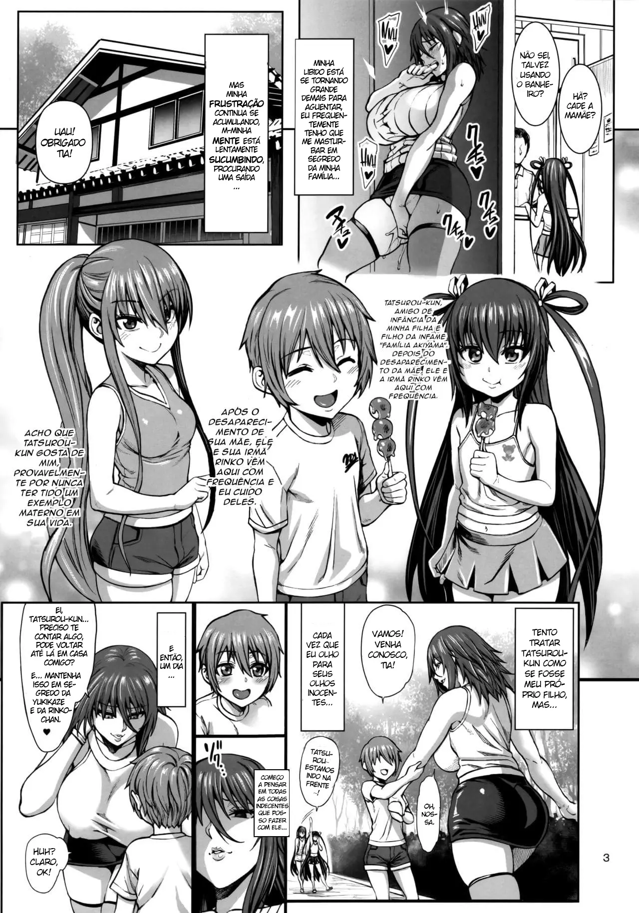 Taimanin Shiranui Musume no Osananajimi ni Te o Dasu Itazura Oba-san Hen + Omake - Foto 5