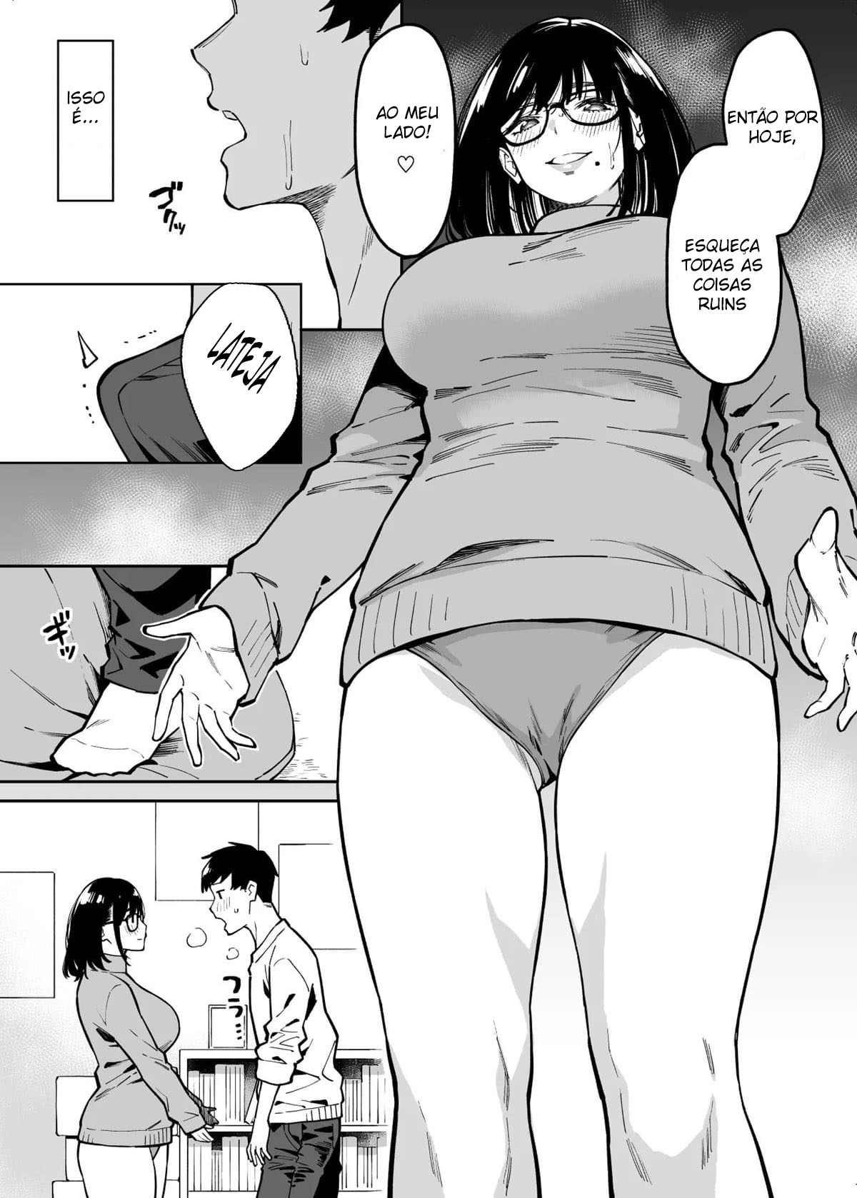 Otonari no Darashina Onee-san ni Nagusamerareru Hanashi - Foto 12