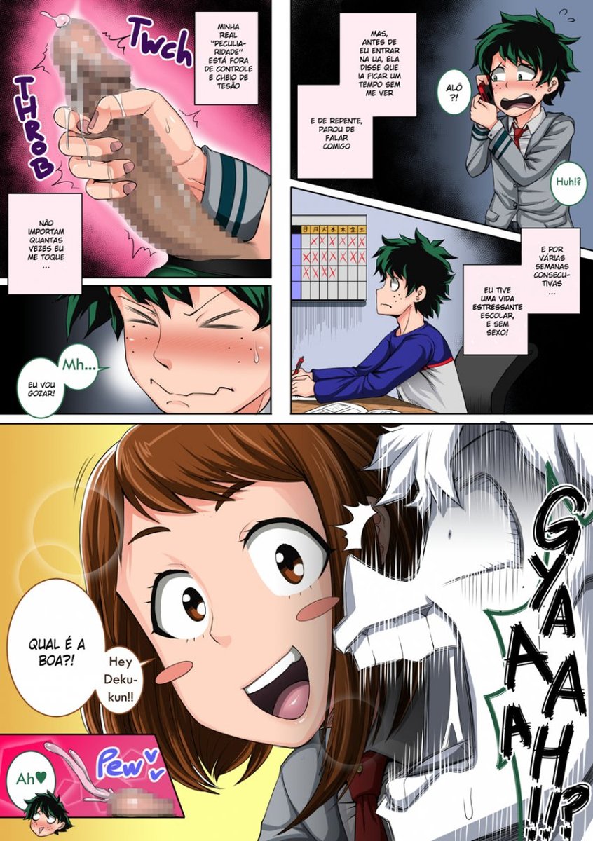 Boku no Harem Academia 3-wa Ochako Hen Arata na SEX Friend - Foto 5