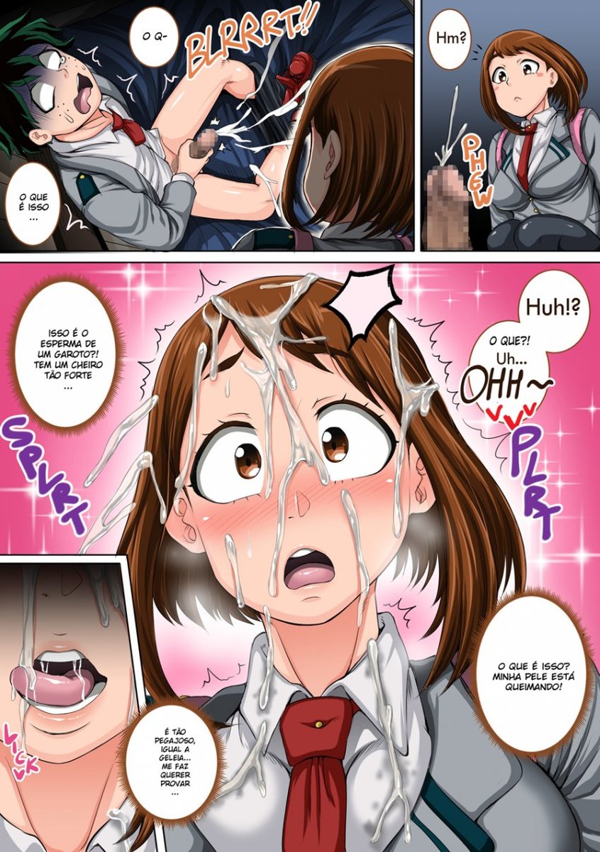 Boku no Harem Academia 3-wa Ochako Hen Arata na SEX Friend - Foto 6