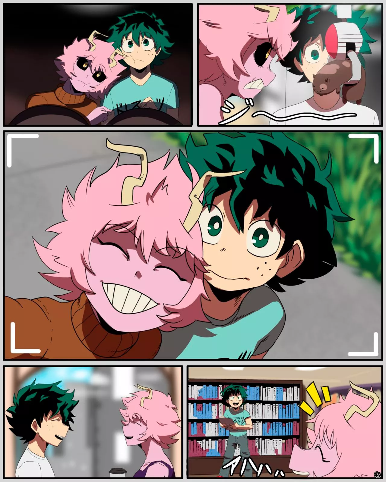 Mina x Izuku Comic